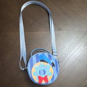 Disney Buckle Down Donald Duck Donut Blue and Yellow Crossbody Bag